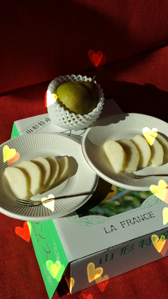 ラフランス箱とお皿